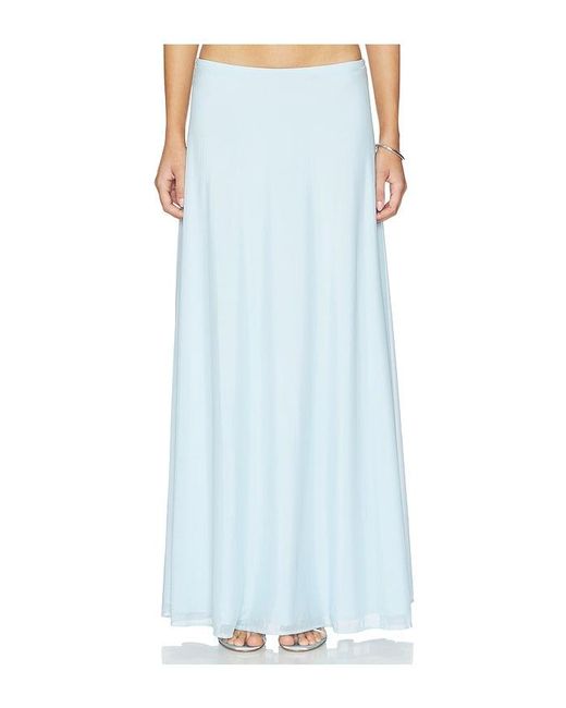 Kate Barton Blue Jersey Circle Skirt