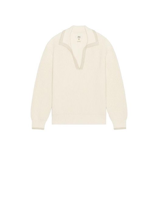 SRG Blue Dae Contrast Polo Sweater