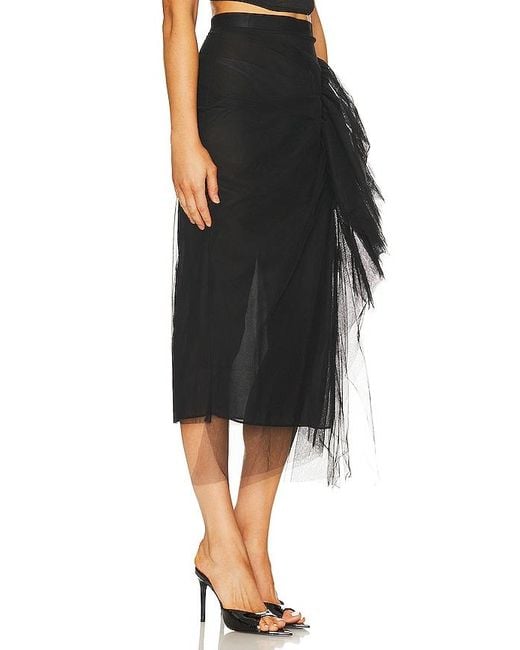 Nbd Black Mirella Midi Skirt
