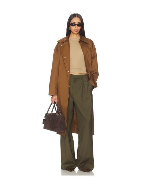 Rag & Bone Brown Rue Cotton Trench