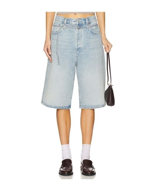 Agolde Blue Shorts Emmi