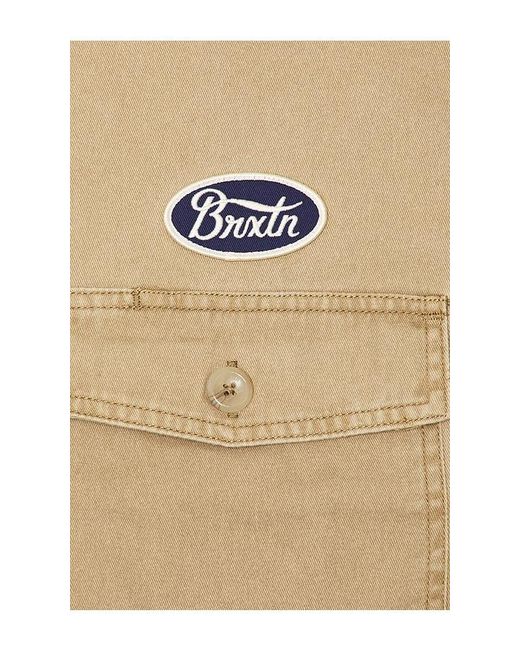 Brixton Blue Trademark Lightweight Garage Jacket for men