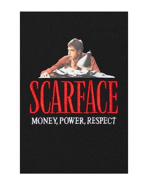 Reason Black Scarface Heavy Terry Tee for men
