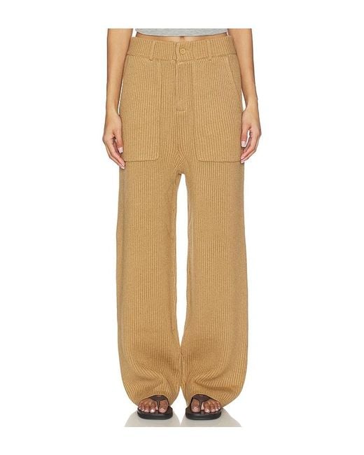 AYA MUSE Natural X Revolve Knit Trouser