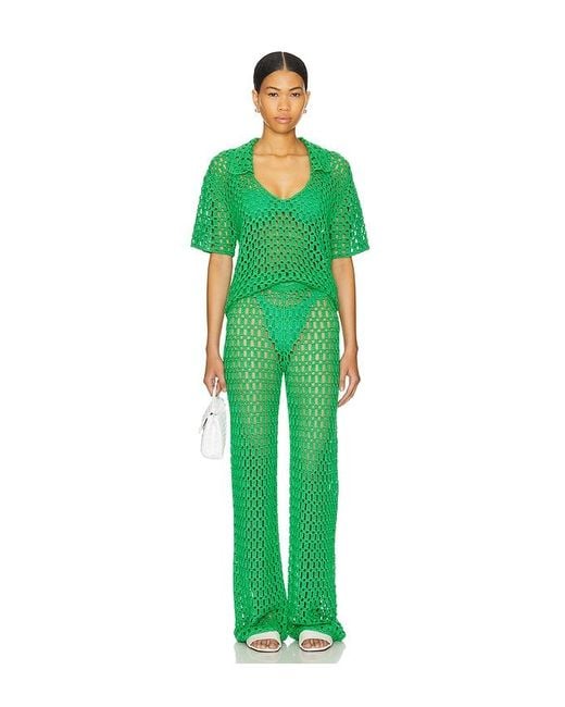 MORE TO COME Green Rue Pant