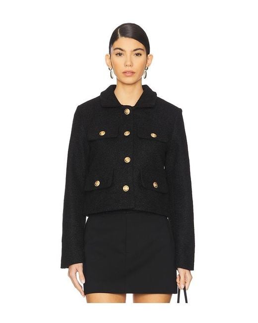Blank NYC Black Cropped Shacket