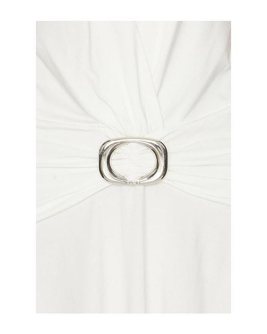 GUIZIO White Sylvie Dress