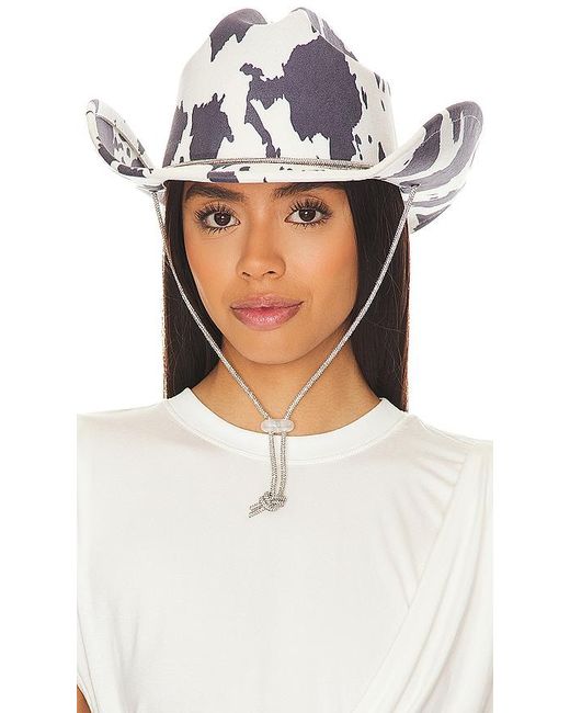 8 Other Reasons Black Cow Print Cowboy Hat