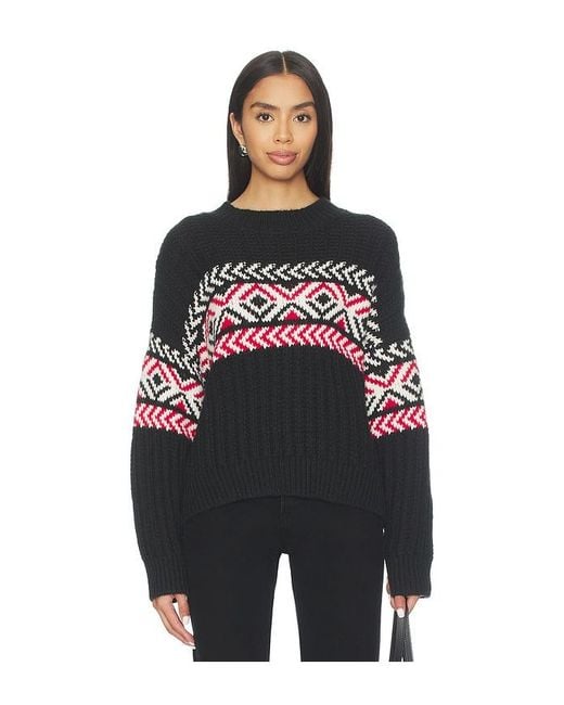 Sanctuary Black Intarsia Sweater
