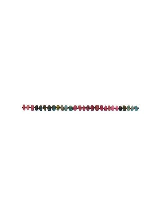 Loren Stewart Multicolor Tourmaline Safety Pin Necklace