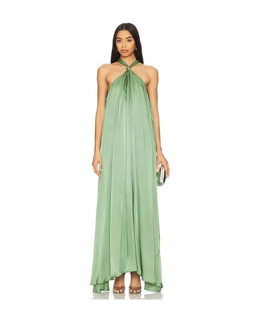 Essentiel Antwerp Green Huppsala Maxi Dress