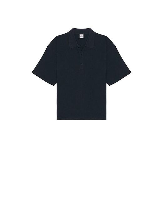 Won Hundred Black Topper Polo for men