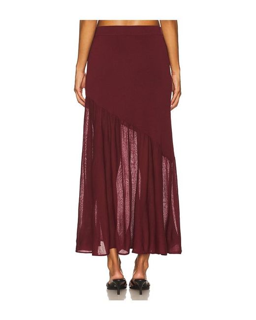 Steve Madden Red Aneira Skirt