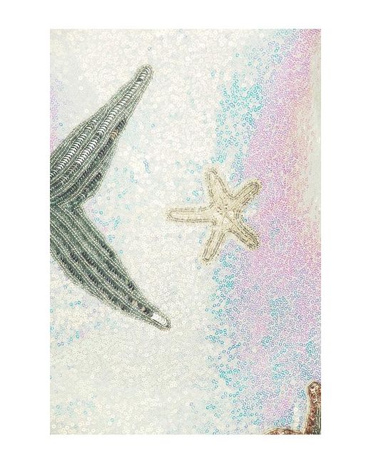 Leslie Amon White Mermaid Skin Dress