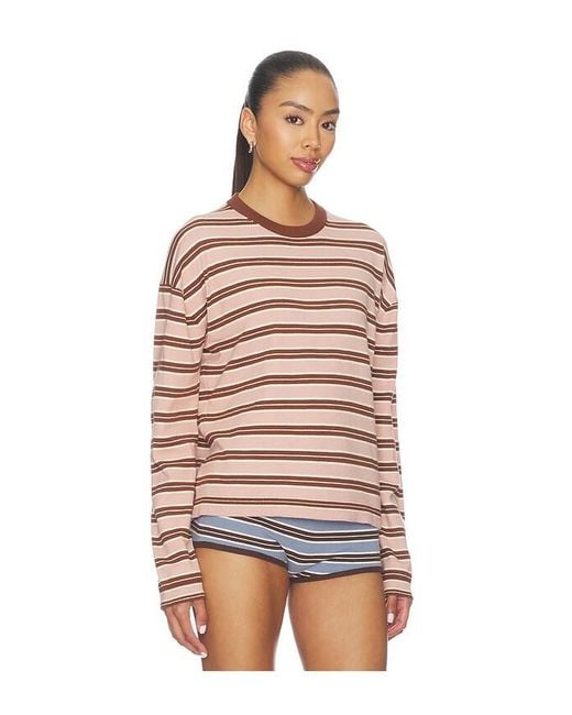 Lovers + Friends Multicolor Amalia Crew Neck Sweater