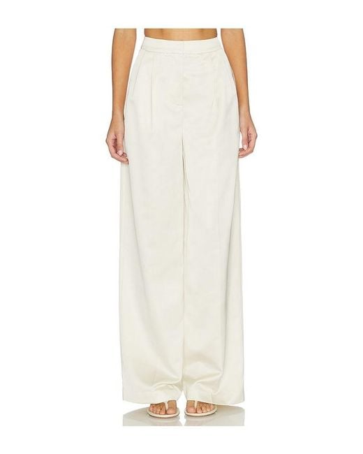 Lovers + Friends White Denver Pant