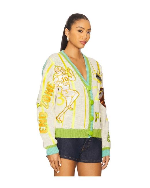 No! Jeans American Football Cardigan Yellow