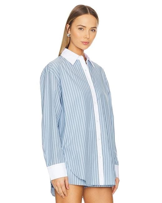 Lovers + Friends White Alice Oversized Top