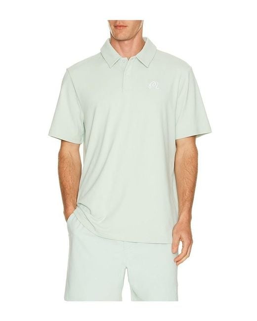 Malbon White Fairway Polo for men
