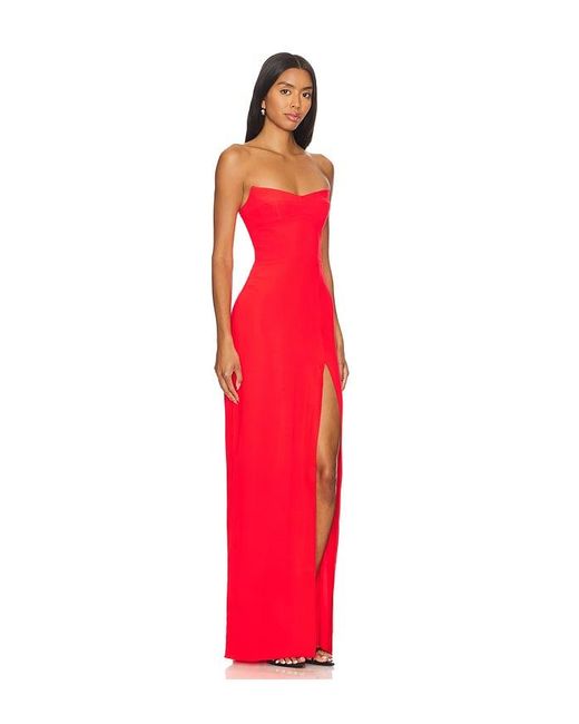 Amanda Uprichard Red X Revolve Ivy Gown
