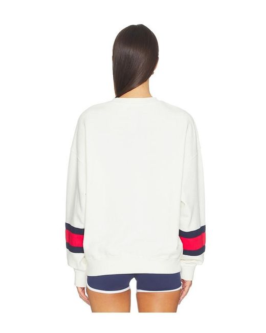 Beach Riot White Devyn Oversized Sweatshirt