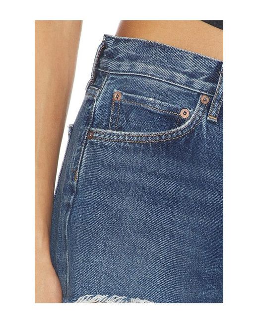 Agolde Blue Parker Shorts