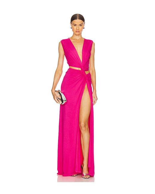 Sid Neigum Pink Triple Loop Knit Dress
