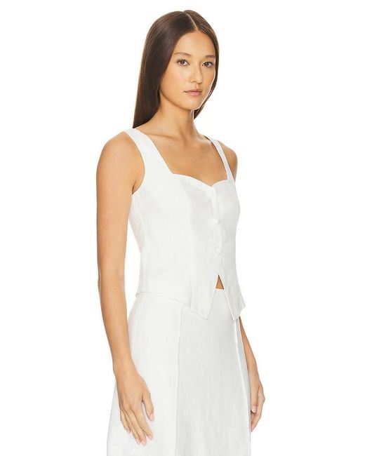 Sancia White The Charlotte Top