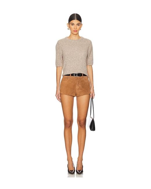 Blank NYC Natural Suede Hot Short