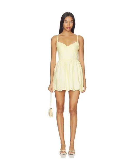 Lovers + Friends Natural Jasmine Mini Dress