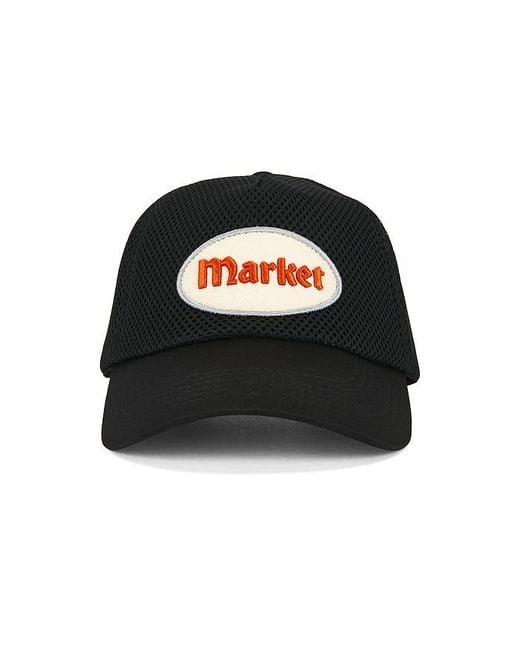 Market Black Garage Trucker Hat for men