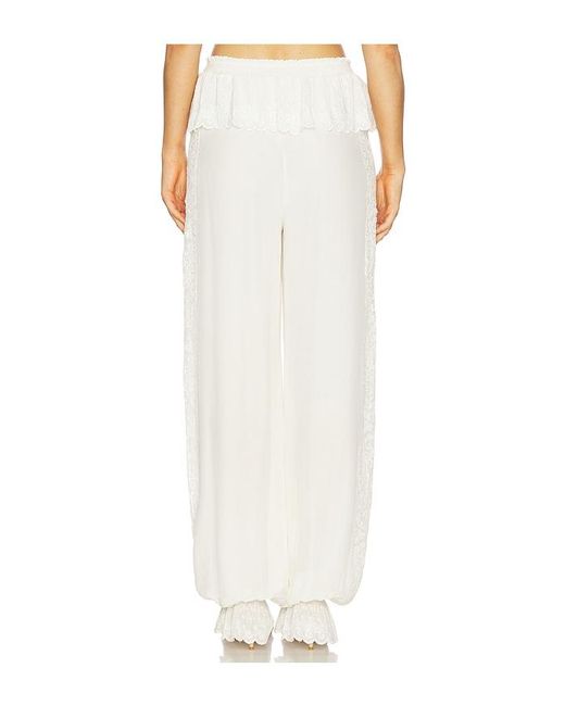 LoveShackFancy White Clyra Pants