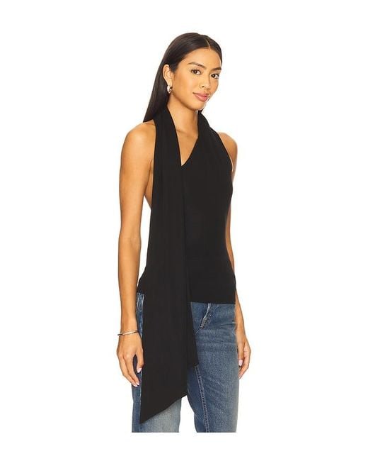Lovers + Friends Black Maisie Top