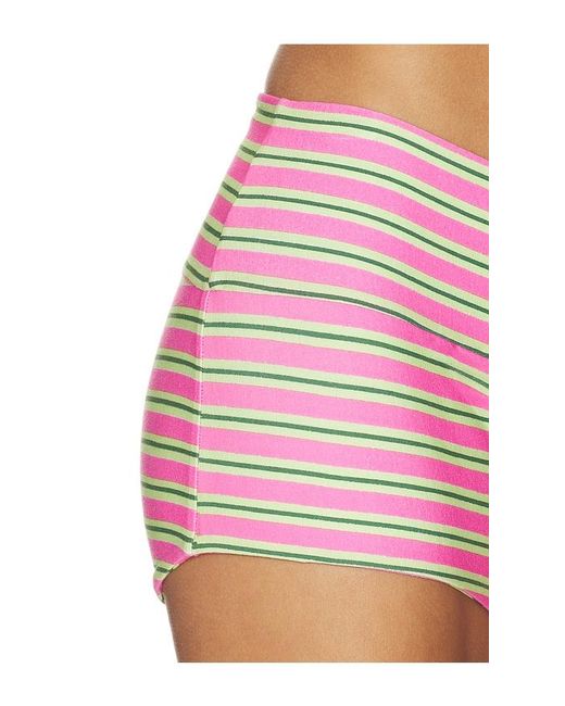 Indah Pink Riz Printed Booty Short