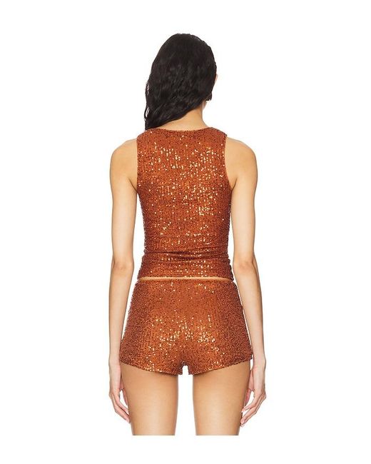 superdown Orange Maja Top