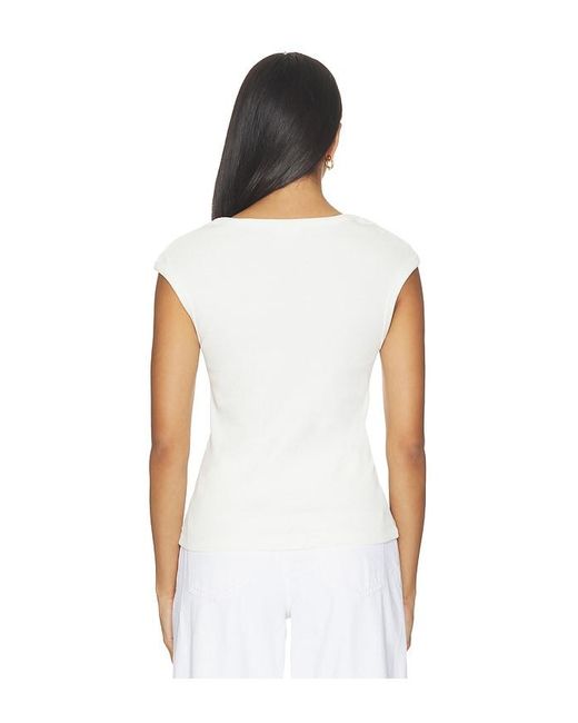 Closed White Cap Sleeve T-Shirt
