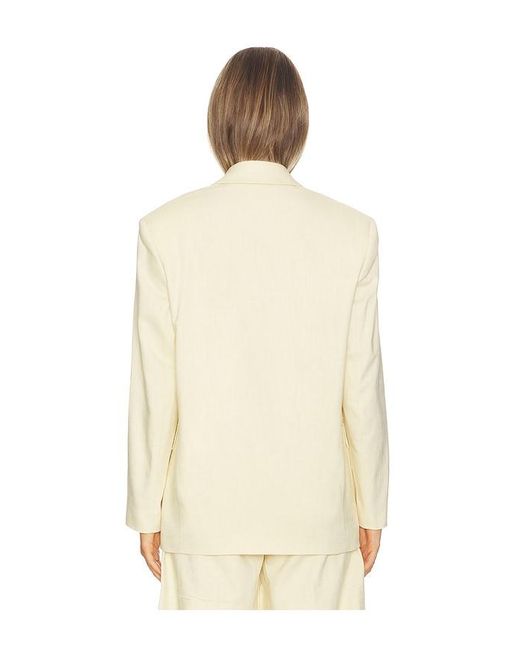 Anine Bing Natural Quinn Blazer