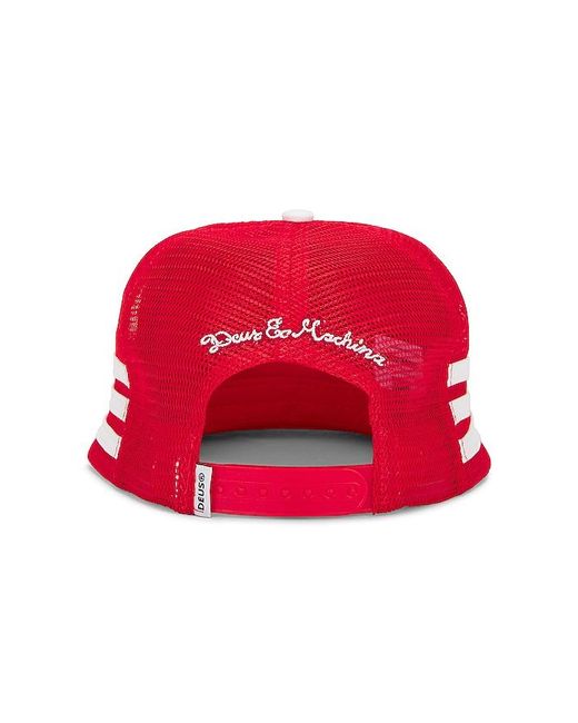Deus Ex Machina Red Bareback Trucker Hat for men