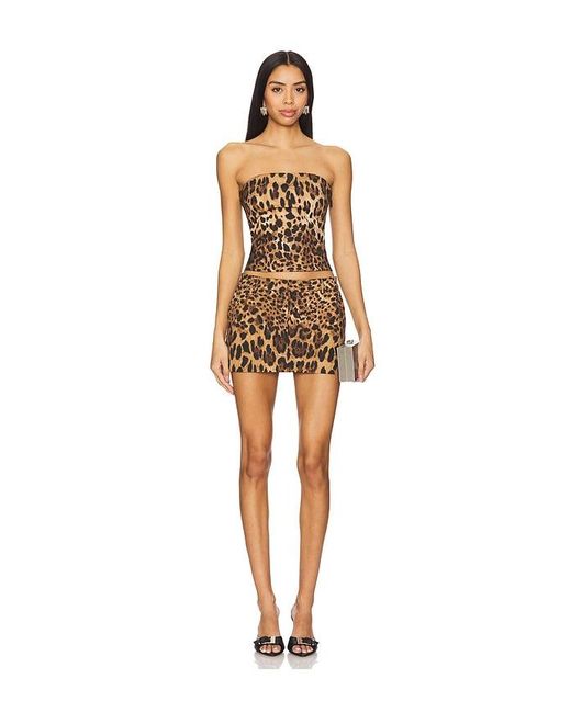 CULTNAKED Brown Power Skort