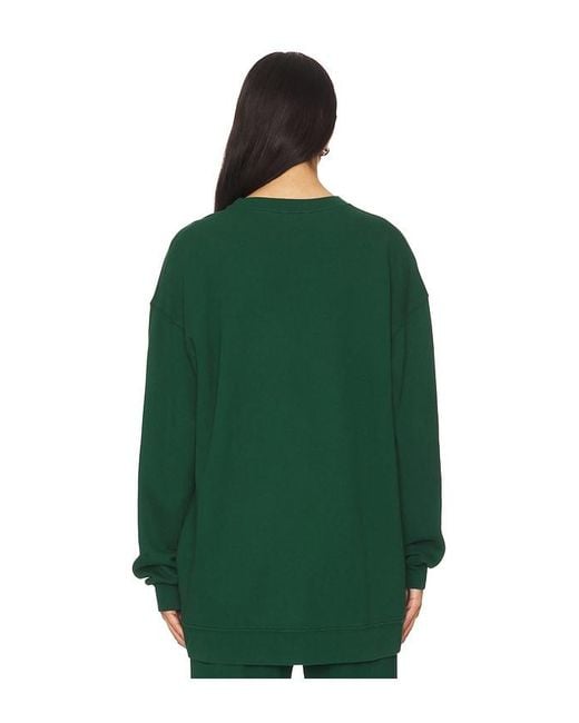 DONNI. Green X Revolve Eco Fleece Crewneck Sweatshirt