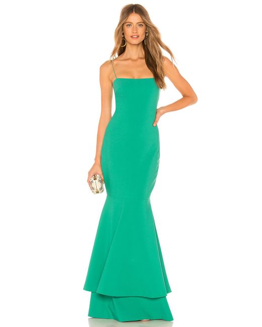 Likely Green Aurora Gown