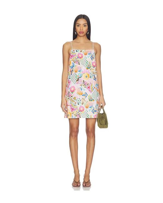 Seafolly Multicolor Beach Boheme Bandeau Mini Dress