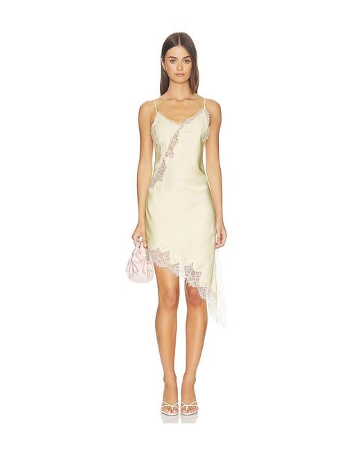 Line & Dot Natural Emel Asymmetrical Dress
