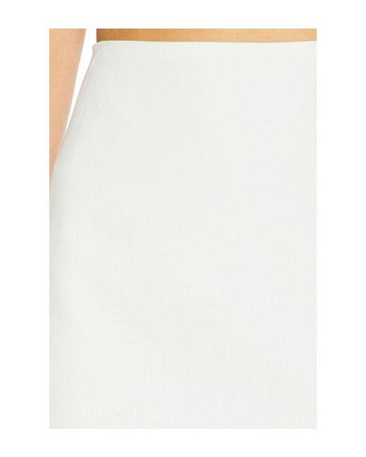 Line & Dot White Fable Skirt
