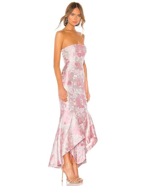 Lovers + Friends Pink Urgonia Gown