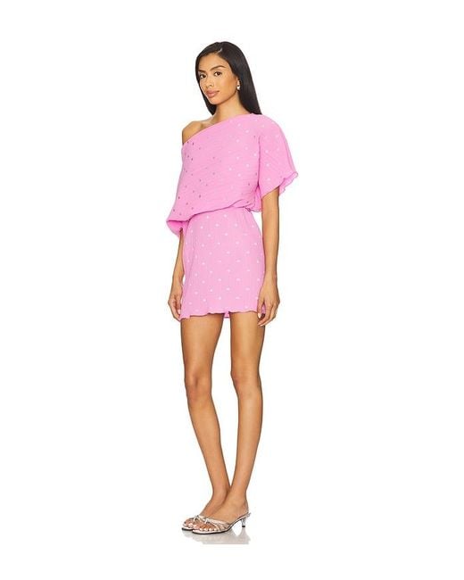 Never Fully Dressed Pink Mini Tilly Dress