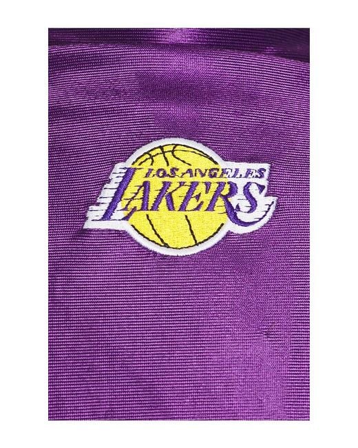 OFF SEASON Purple La Lakers Cropped Track Jacket