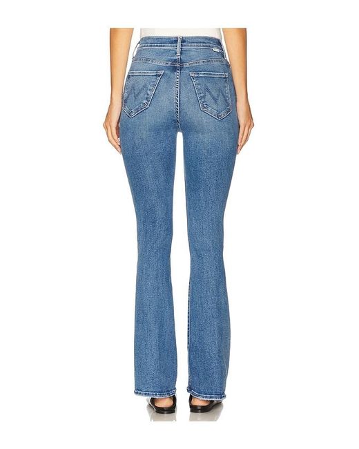 Mother Blue High Waisted Weekend Skimp Jeans
