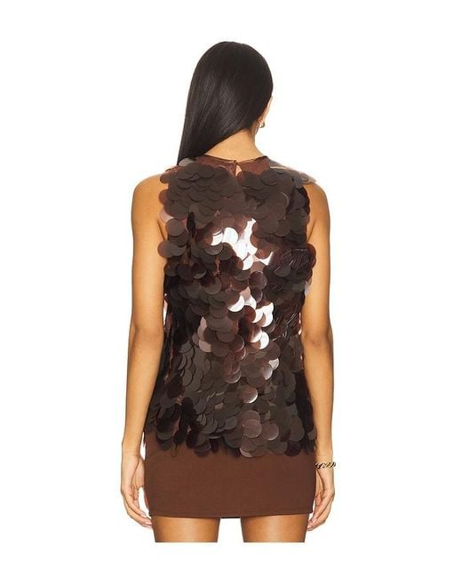 CULTNAKED Black Shuffle Top