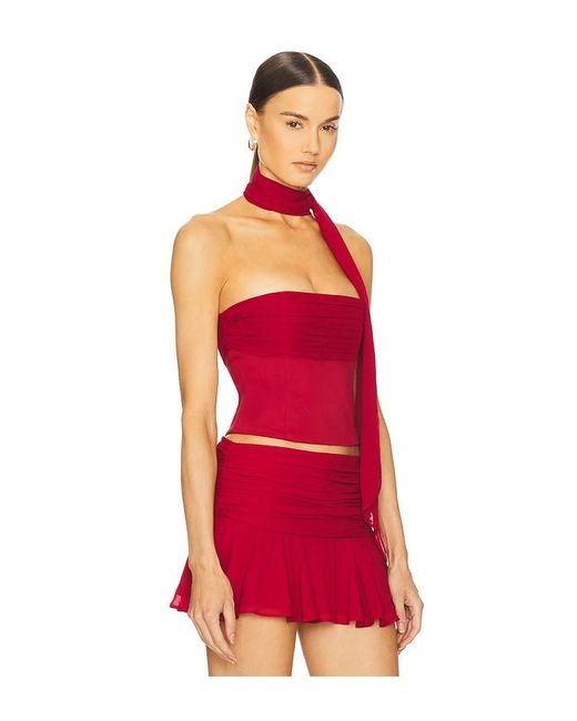 LOBA Red Korsett Monica